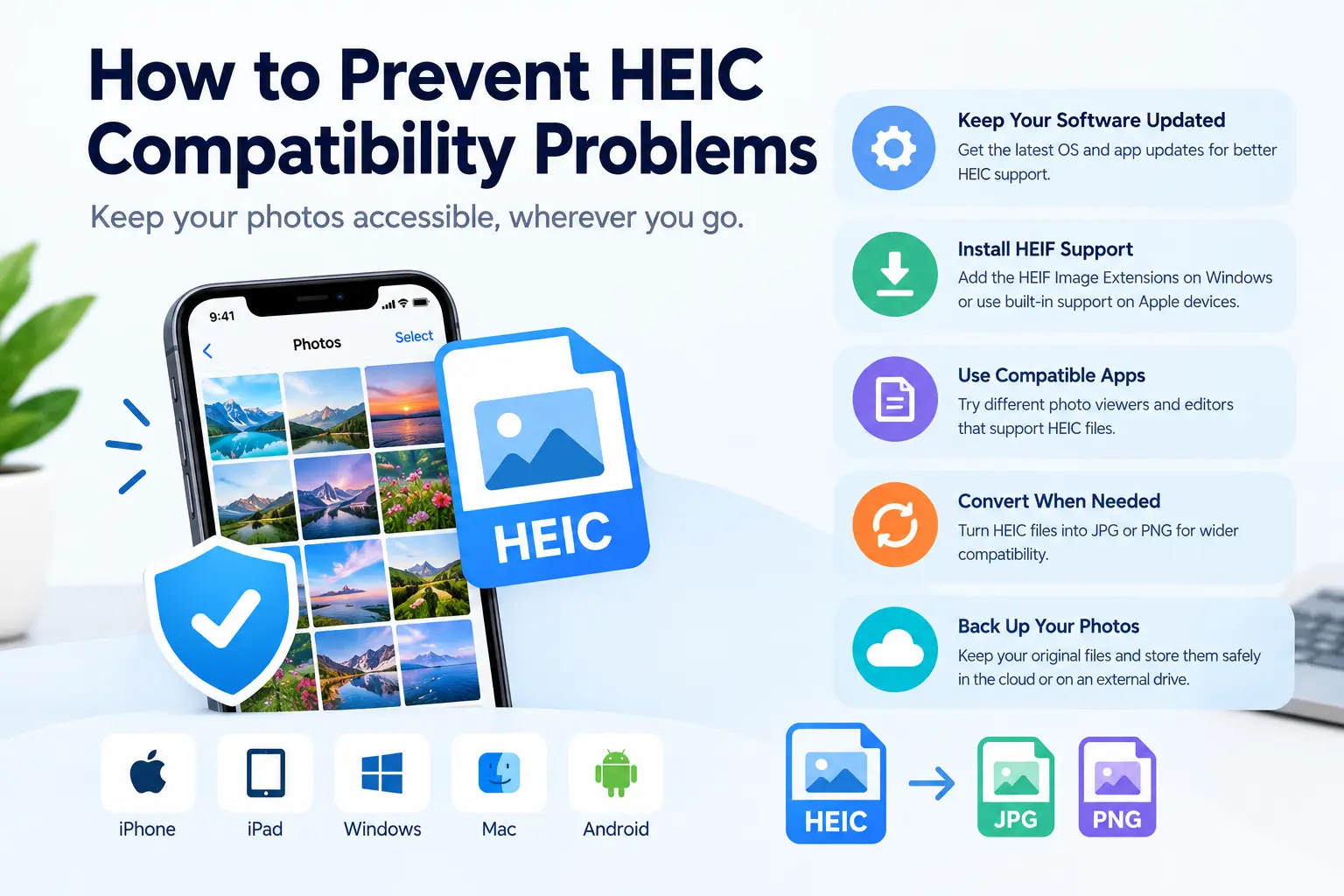 How to Prevent HEIC Compatibility Problems